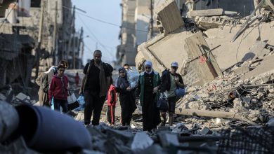 اثار الدمار على قطاع غزة - أرشيفية