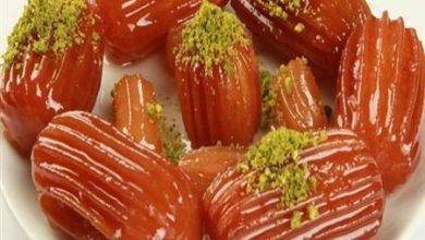 طريقة عمل بلح الشام بدون بيض