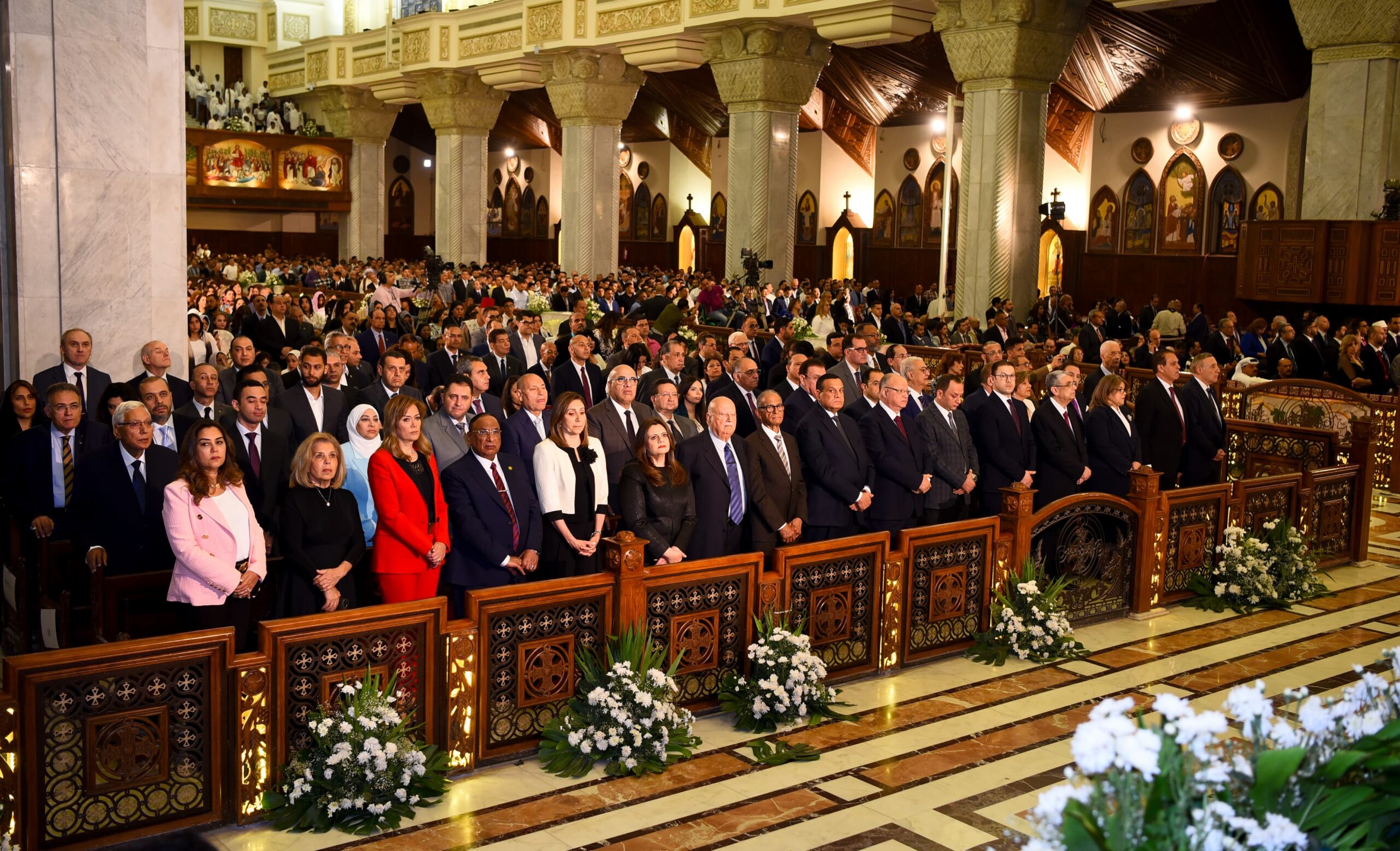 قداس عيد القيامة المجيد بالكاتدرائية المرقسية