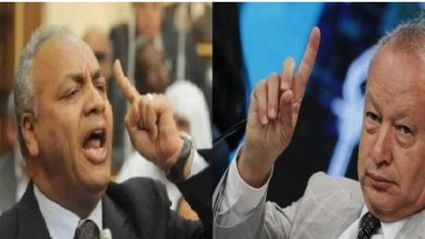 مصطفى بكري ونجيب ساويرس