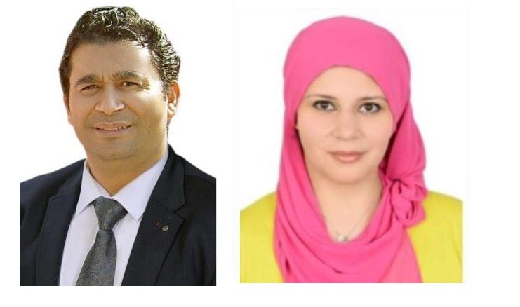 الدكتور جمال عبد العظيم والدكتورة إيناس محمد سرج